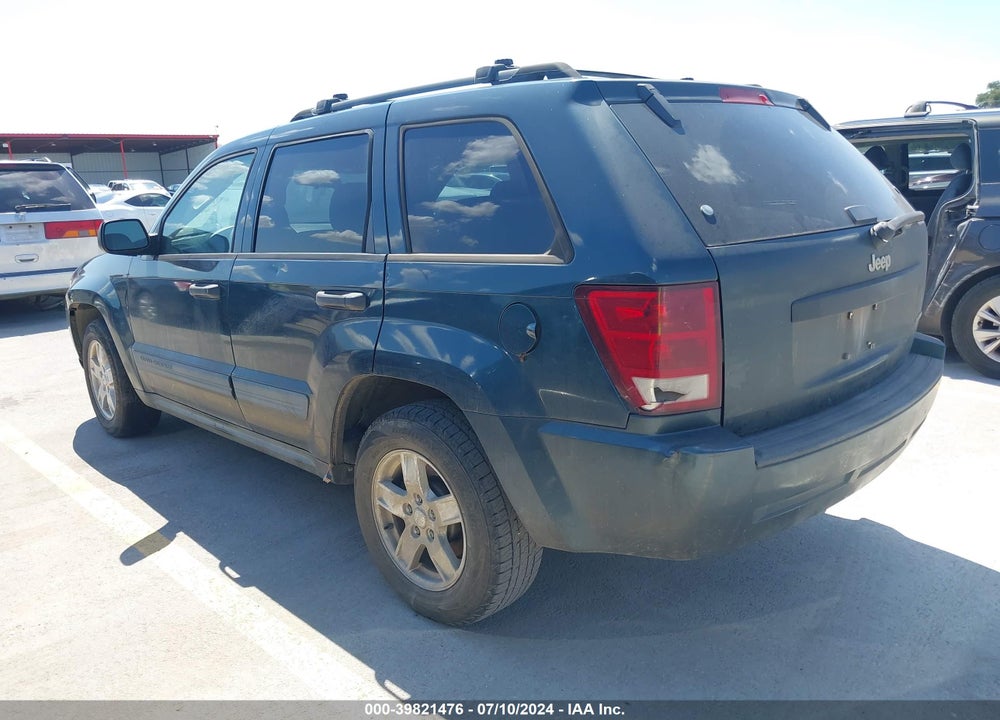 2005 CHEROKEE JEEP GRAND  LAREDO VIN: 1J4GS48K95C657031