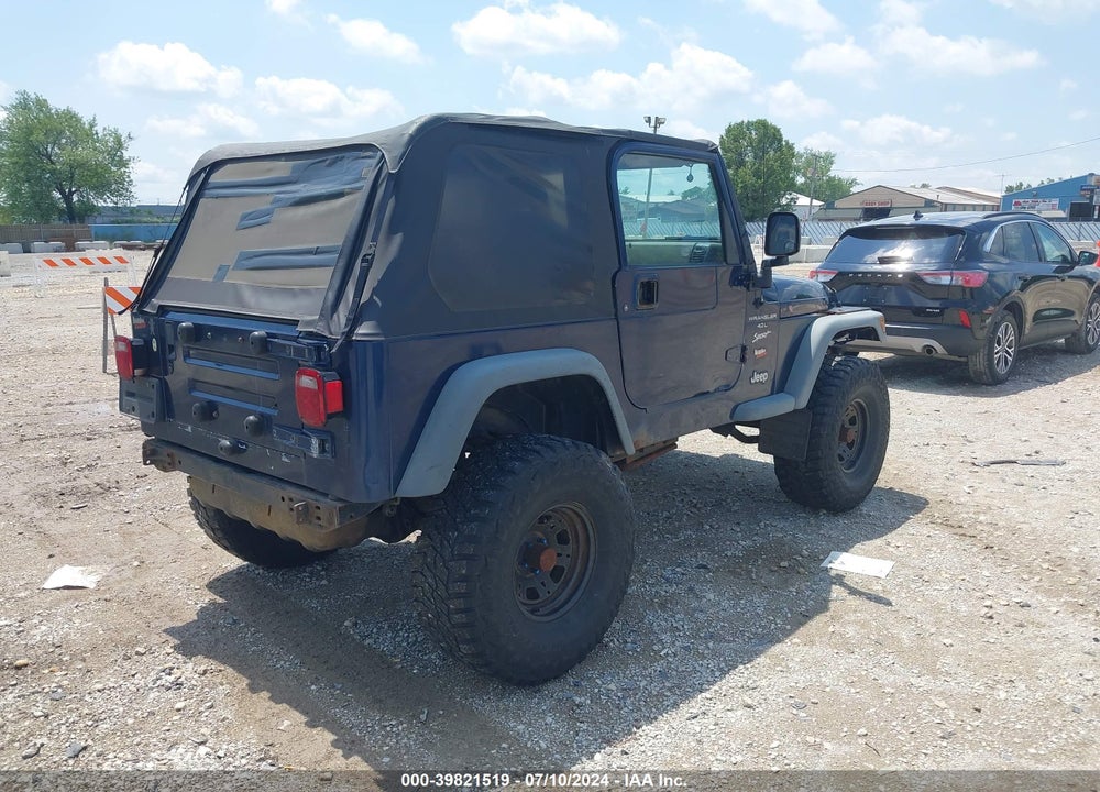 2000 JEEP WRANGLER SPORT VIN: 1J4FA49S2YP732226