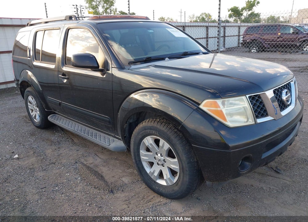 2007 NISSAN PATHFINDER LE VIN: 5N1AR18UX7C622262