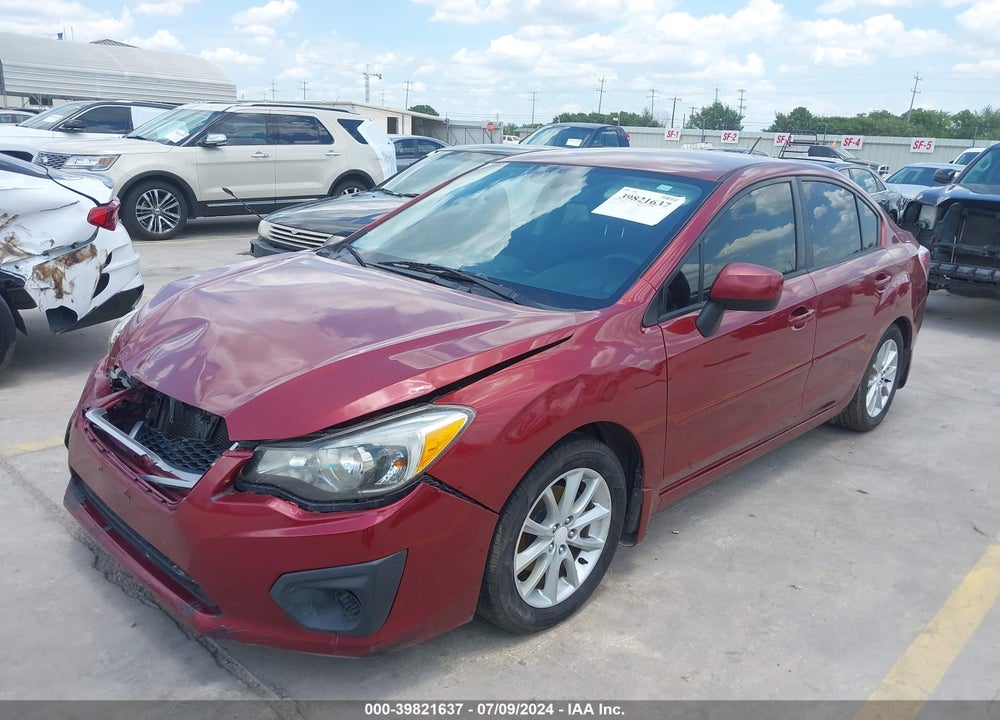 2014 SUBARU IMPREZA 2.0I PREMIUM VIN: JF1GJAC6XEH020398