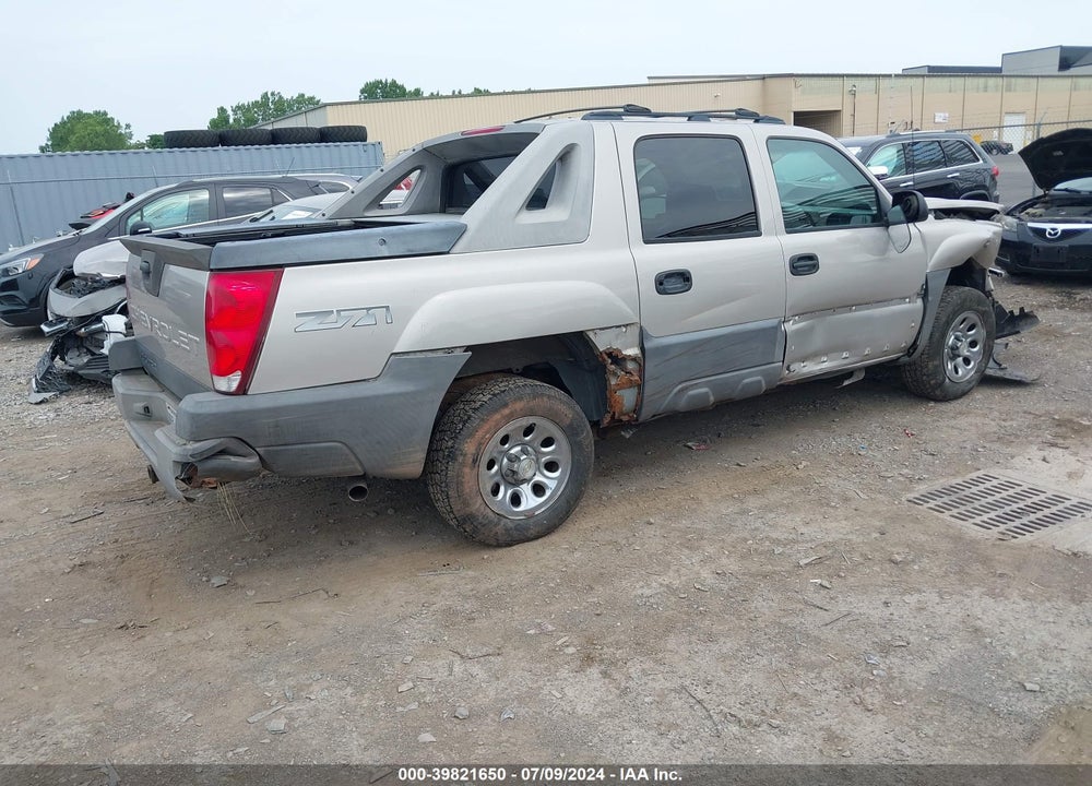 2006 CHEVROLET AVALANCHE 1500 Z71 VIN: 3GNEK12Z36G120520