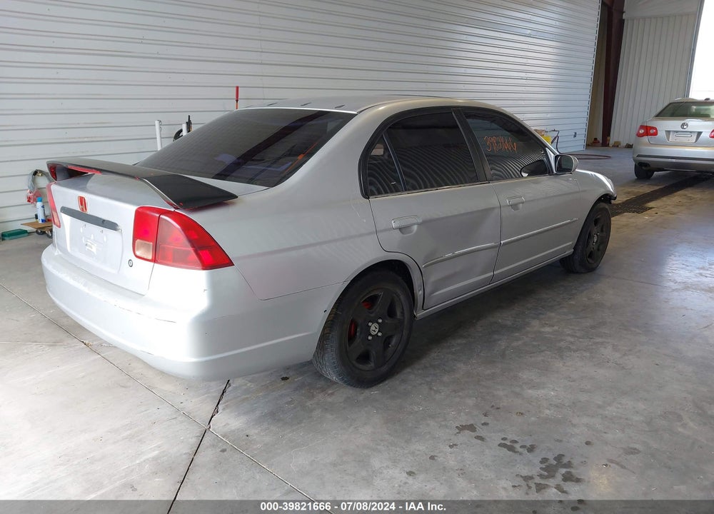 2002 HONDA CIVIC EX VIN: 1HGES25742L018599