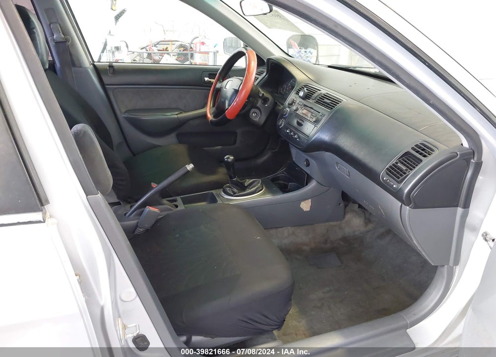 2002 HONDA CIVIC EX VIN: 1HGES25742L018599