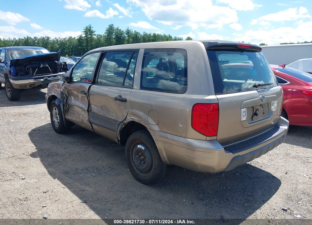 2005 HONDA PILOT LX VIN: 2HKYF18125H544398
