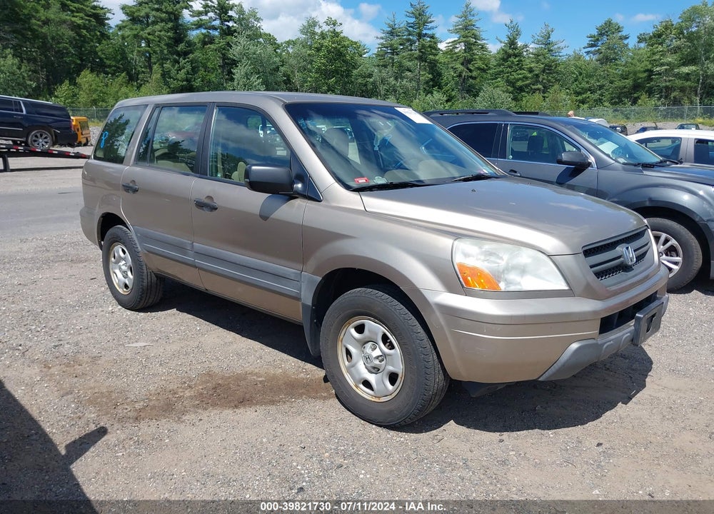 2005 HONDA PILOT LX VIN: 2HKYF18125H544398