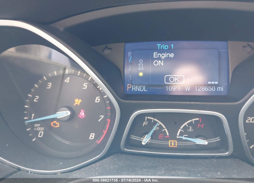 2013 FORD FOCUS SE VIN: 1FADP3F28DL334147