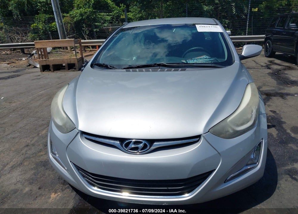 2014 HYUNDAI ELANTRA SE VIN: 5NPDH4AE9EH457508