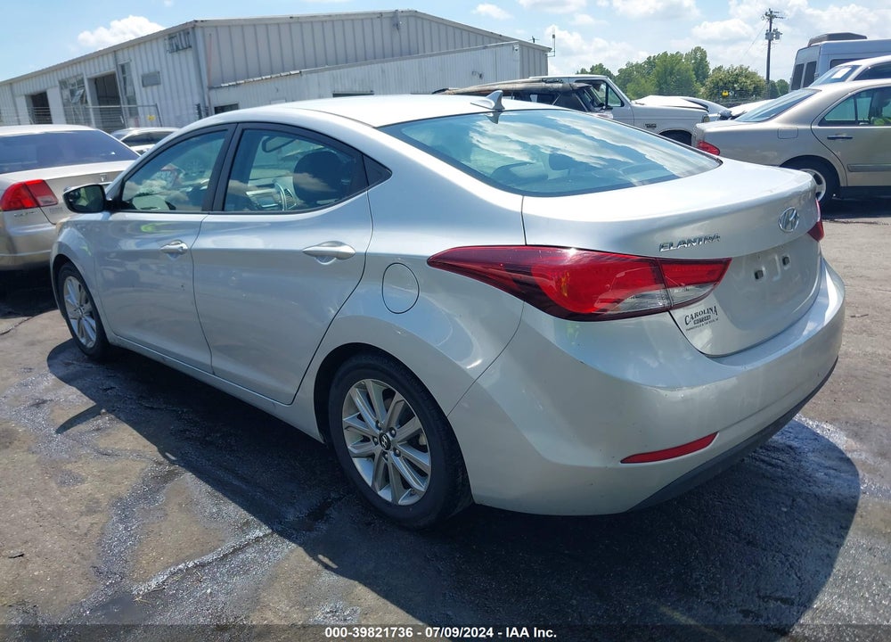 2014 HYUNDAI ELANTRA SE VIN: 5NPDH4AE9EH457508