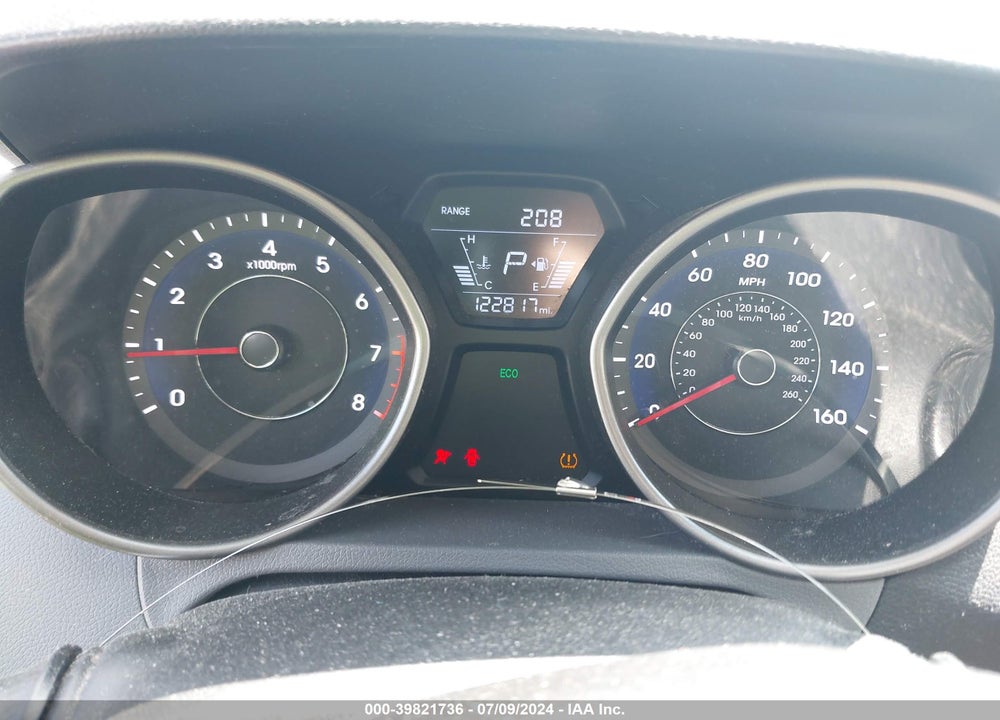 2014 HYUNDAI ELANTRA SE VIN: 5NPDH4AE9EH457508