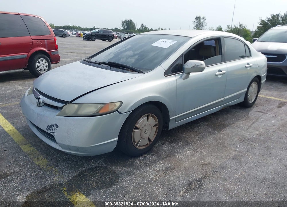 2006 HONDA CIVIC HYBRID VIN: JHMFA36226S013300