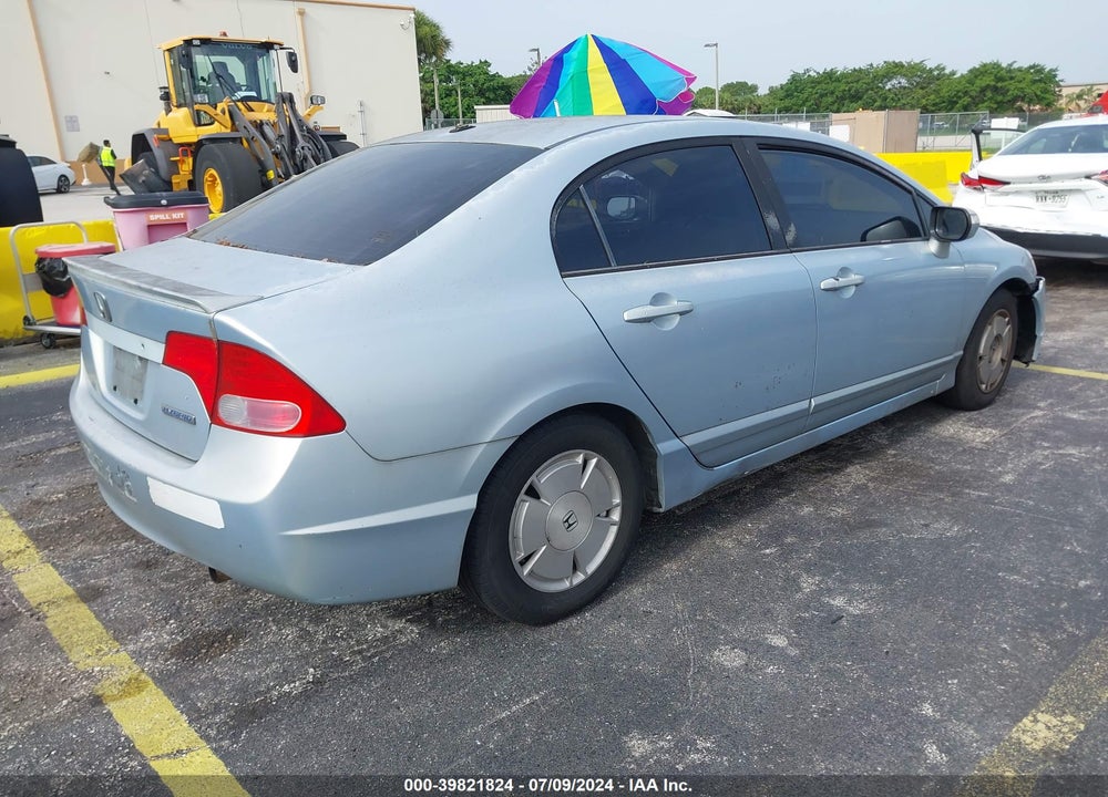 2006 HONDA CIVIC HYBRID VIN: JHMFA36226S013300