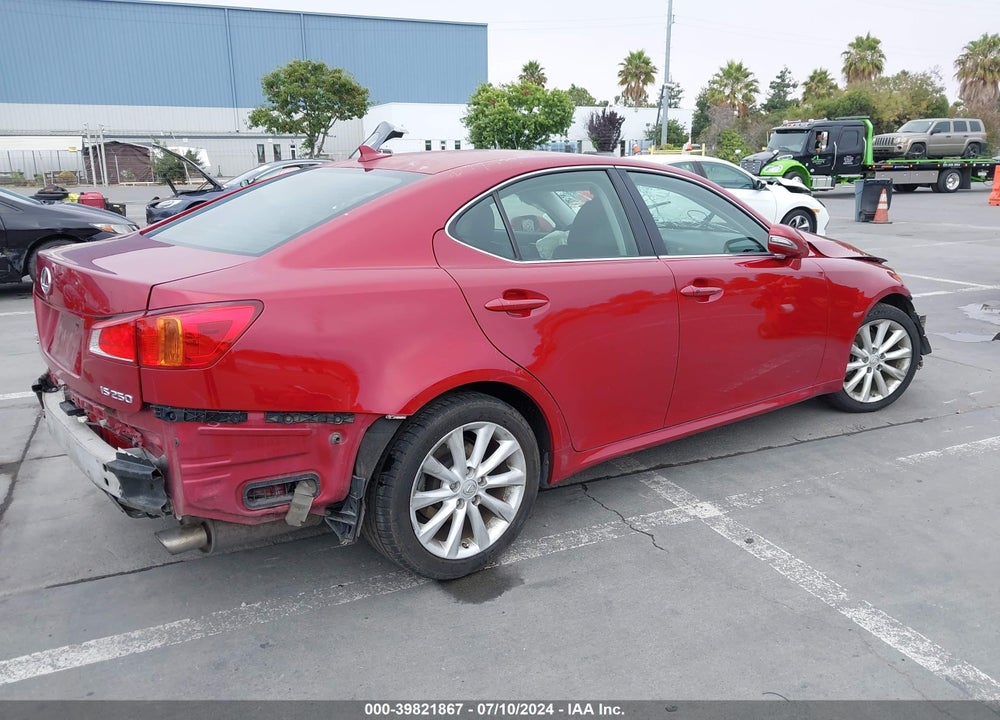 2010 LEXUS IS 250 VIN: JTHBF5C23A5110366