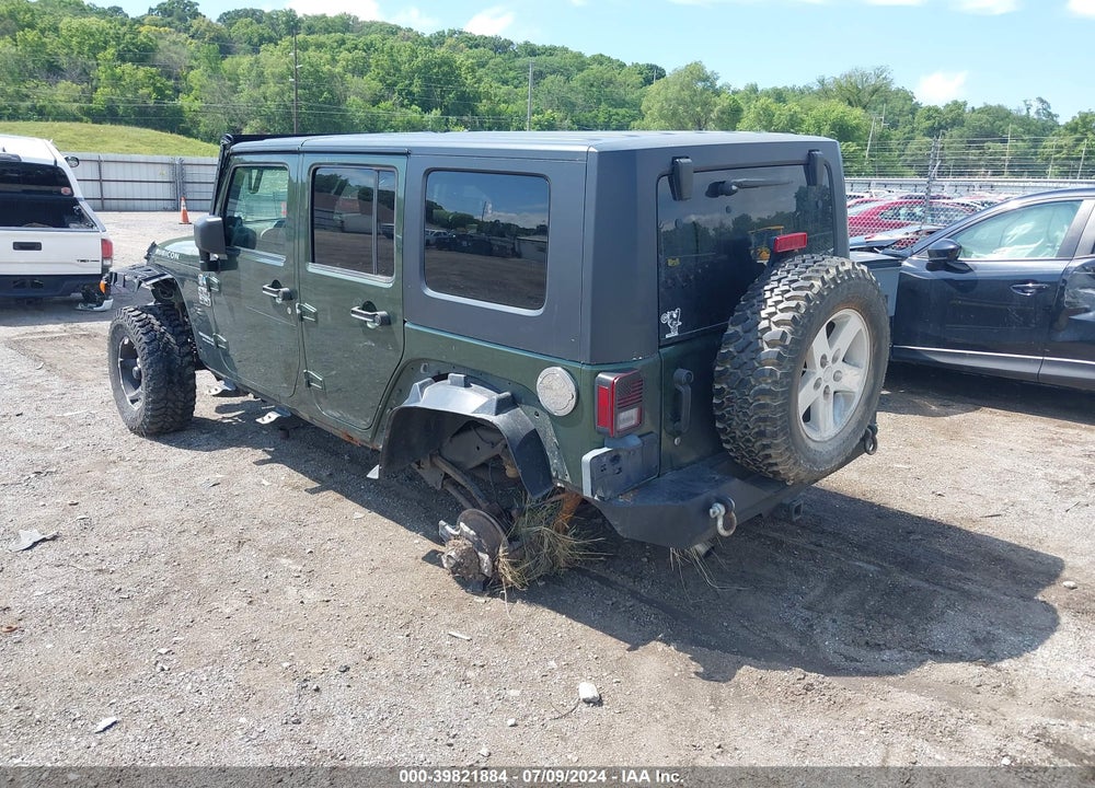 2008 JEEP WRANGLER UNLIMITED RUBICON VIN: 1J4GA69178L642150