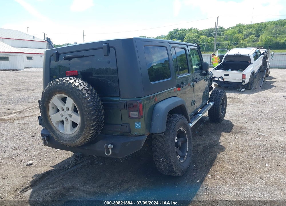 2008 JEEP WRANGLER UNLIMITED RUBICON VIN: 1J4GA69178L642150