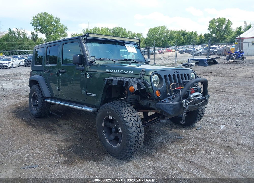 2008 JEEP WRANGLER UNLIMITED RUBICON VIN: 1J4GA69178L642150