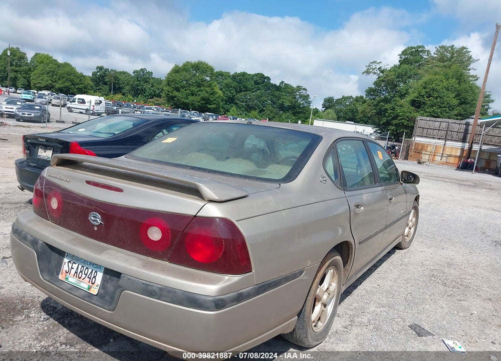 2003 CHEVROLET IMPALA LS VIN: 2G1WH52K039258875