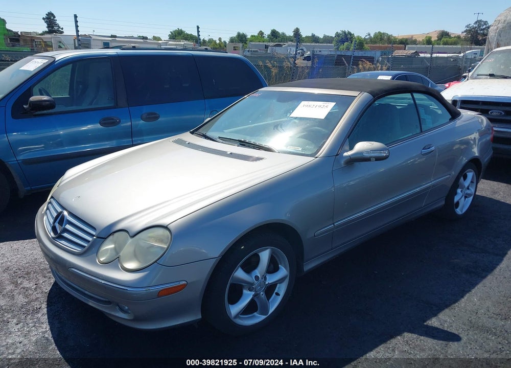 2005 MERCEDES-BENZ CLK 320 VIN: WDBTK65J25F144826
