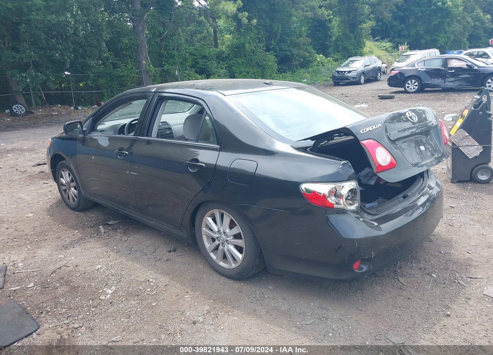2009 TOYOTA COROLLA LE VIN: JTDBL40E89J017008