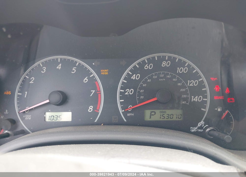 2009 TOYOTA COROLLA LE VIN: JTDBL40E89J017008