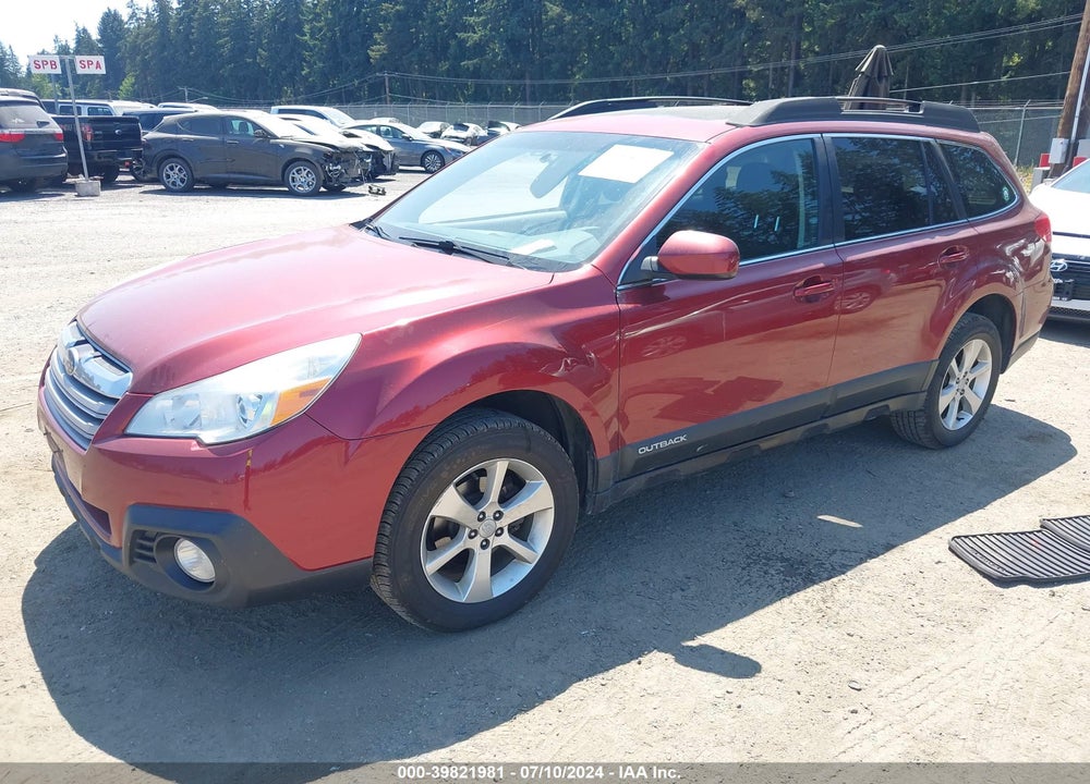 2013 SUBARU OUTBACK 2.5I PREMIUM VIN: 4S4BRBGC8D3301433