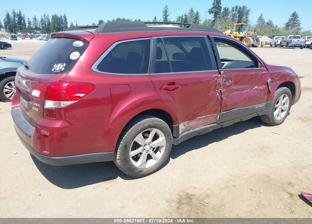 2013 SUBARU OUTBACK 2.5I PREMIUM VIN: 4S4BRBGC8D3301433