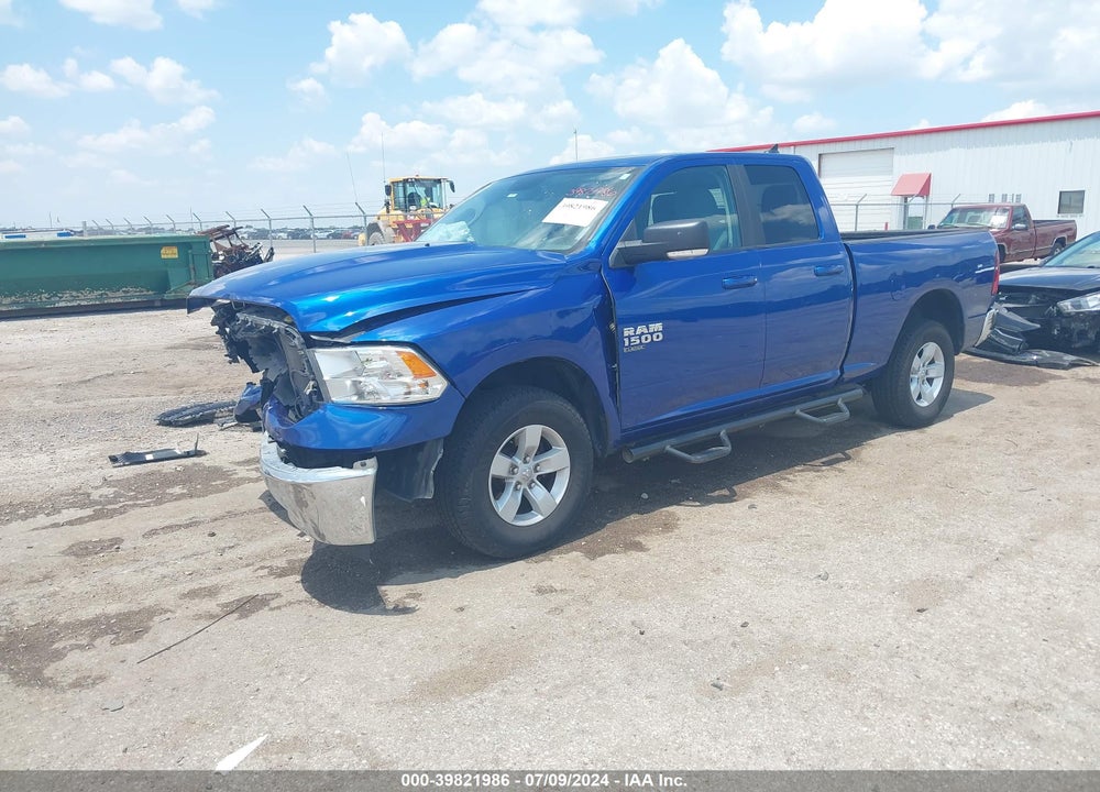 2019 RAM 1500 CLASSIC SLT QUAD CAB 4X4 6'4 BOX VIN: 1C6RR7GG4KS592834