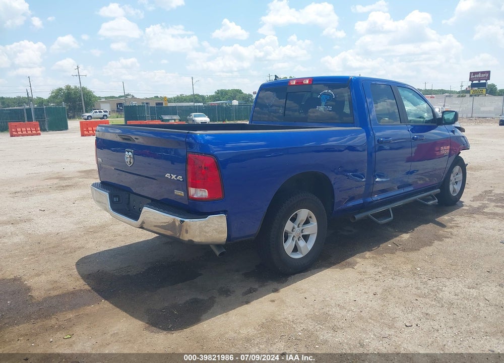 2019 RAM 1500 CLASSIC SLT QUAD CAB 4X4 6'4 BOX VIN: 1C6RR7GG4KS592834