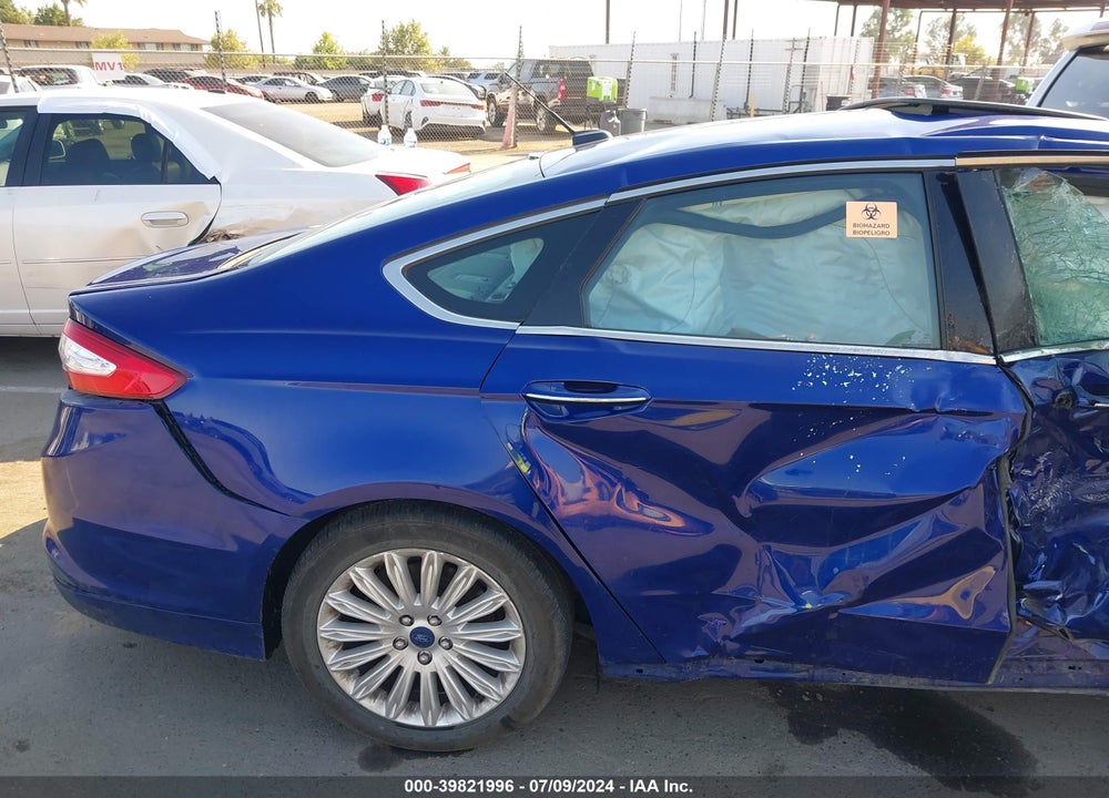 2016 FORD FUSION HYBRID SE VIN: 3FA6P0LU6GR178886