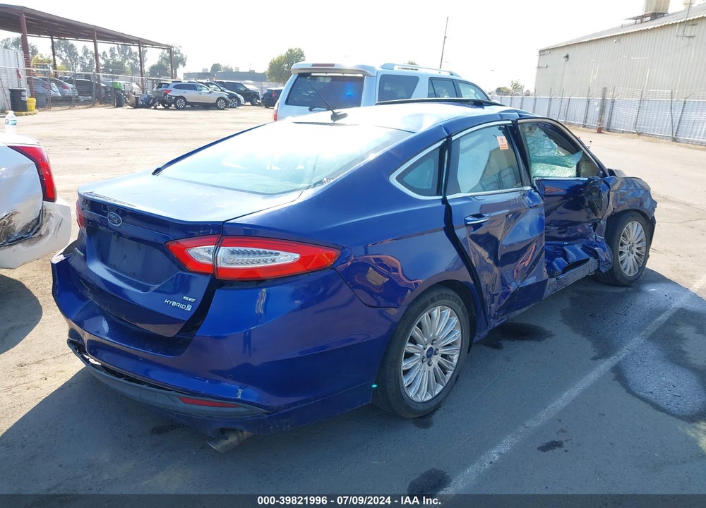 2016 FORD FUSION HYBRID SE VIN: 3FA6P0LU6GR178886