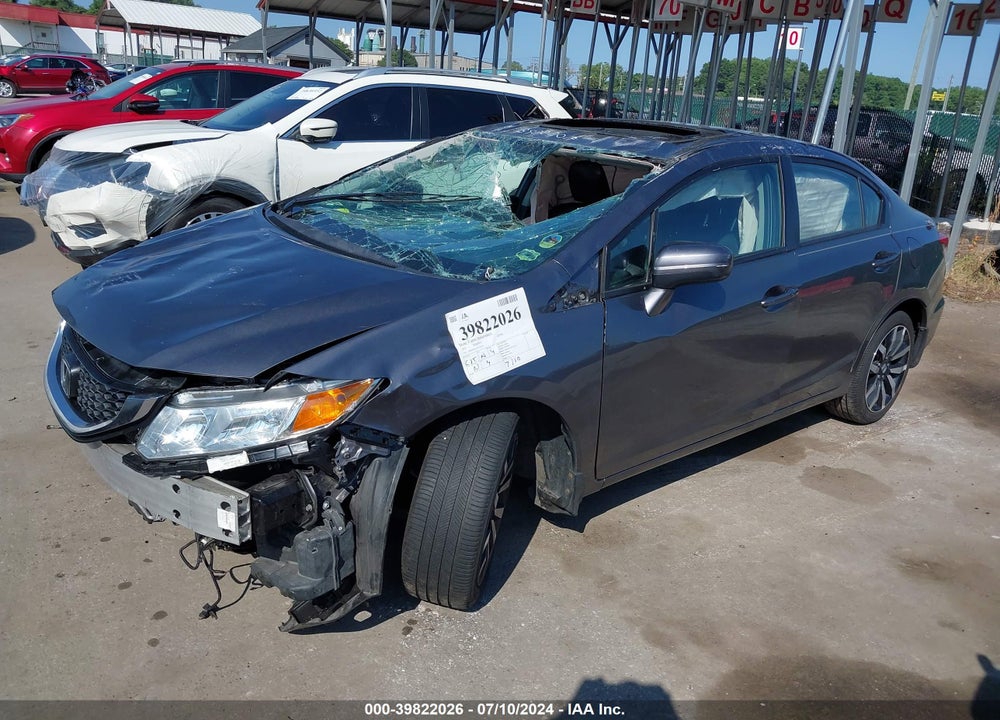 2015 HONDA CIVIC EX-L VIN: 19XFB2F91FE215571