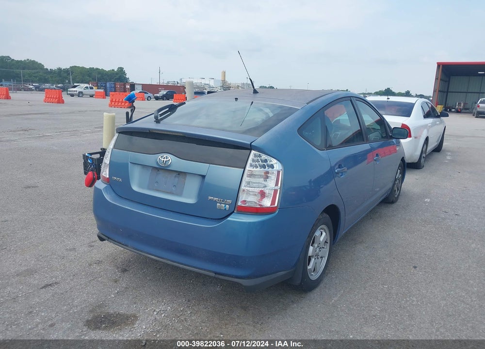 2006 TOYOTA PRIUS VIN: JTDKB20U867065809