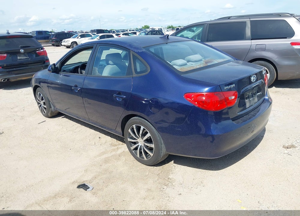 2009 HYUNDAI ELANTRA GLS VIN: KMHDU46D29U718156