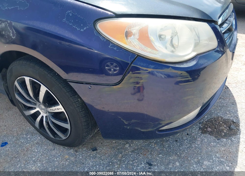 2009 HYUNDAI ELANTRA GLS VIN: KMHDU46D29U718156