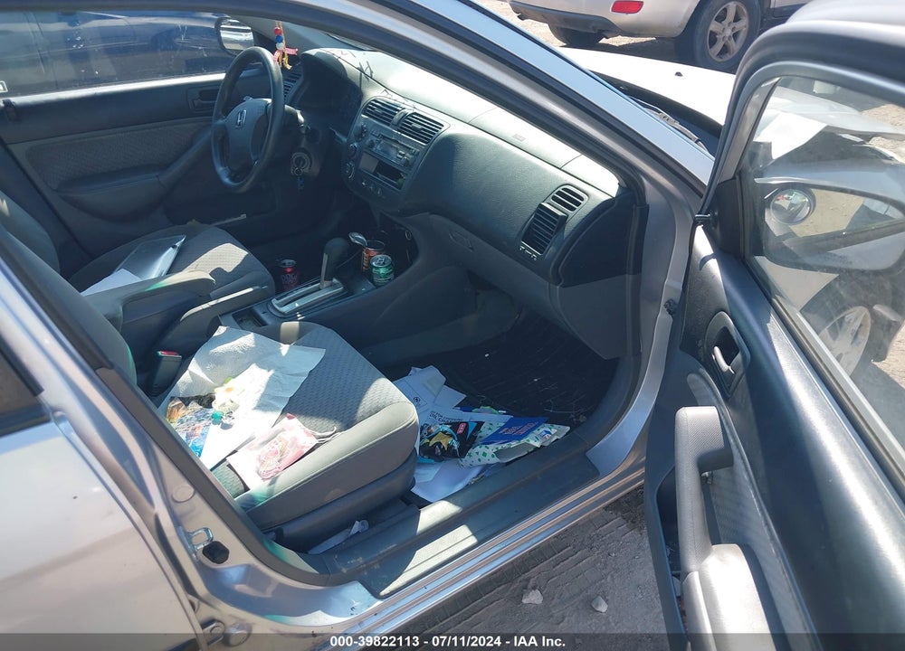 2005 HONDA CIVIC VP VIN: 1HGES16345L016233