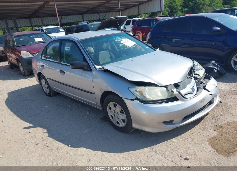 2005 HONDA CIVIC VP VIN: 1HGES16345L016233