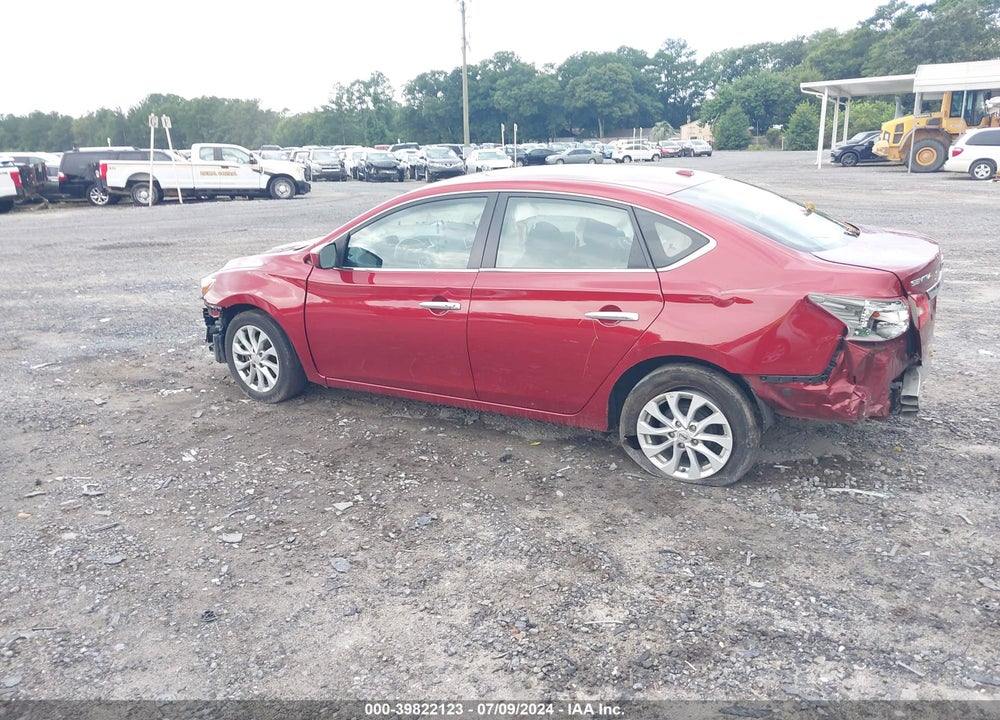 2019 NISSAN SENTRA SV VIN: 3N1AB7APXKY263837