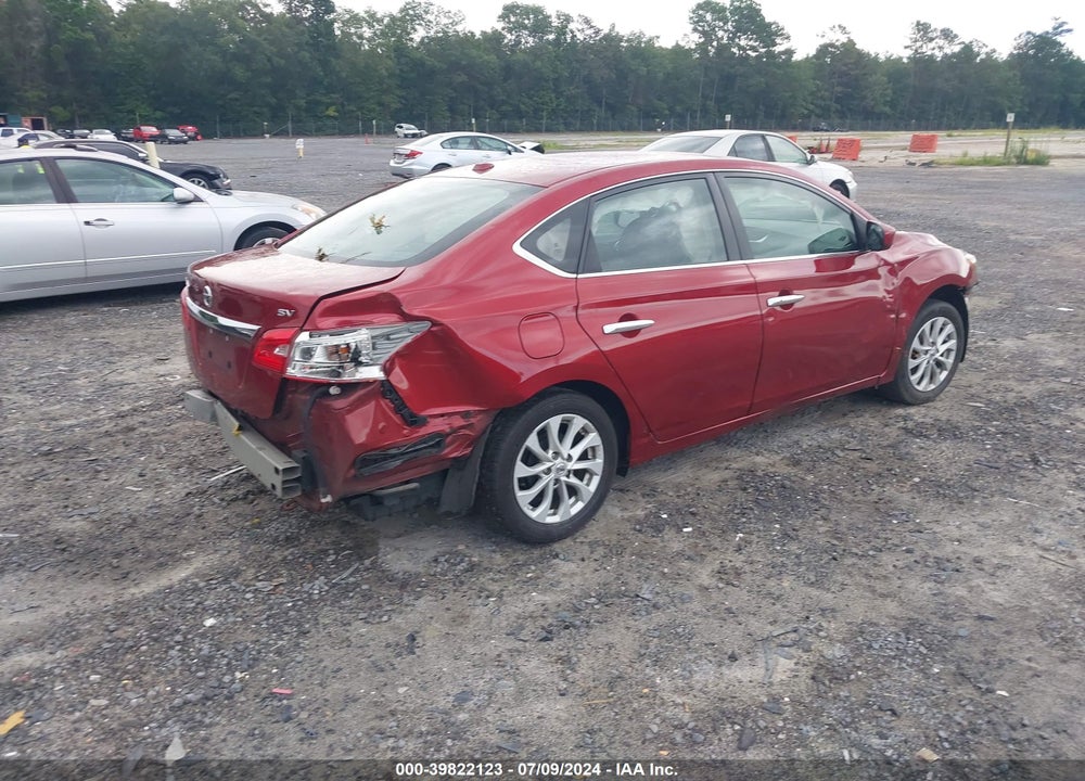 2019 NISSAN SENTRA SV VIN: 3N1AB7APXKY263837