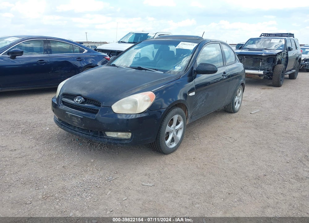 2008 HYUNDAI ACCENT SE VIN: KMHCN36C58U087038