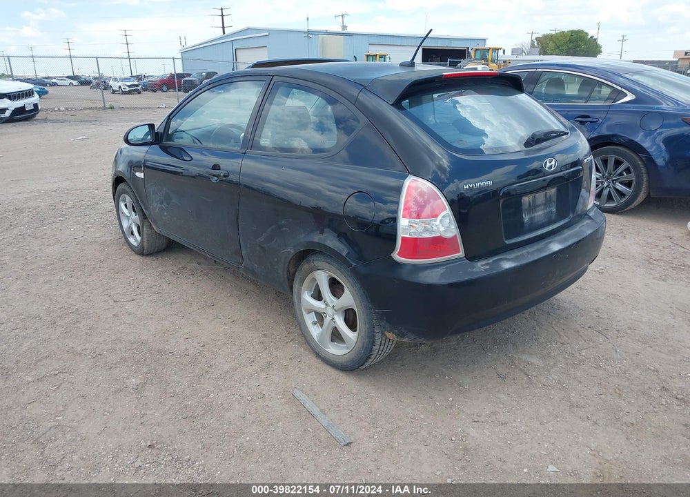 2008 HYUNDAI ACCENT SE VIN: KMHCN36C58U087038