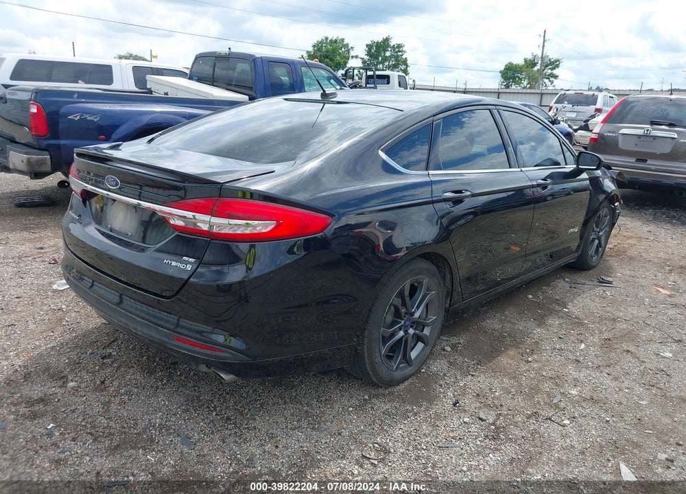 2018 FORD FUSION HYBRID SE VIN: 3FA6P0LU8JR138736