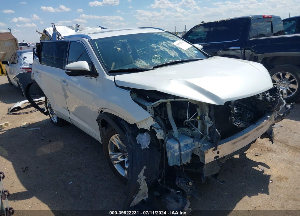 2017 TOYOTA HIGHLANDER LIMITED VIN: 5TDYZRFH2HS233896