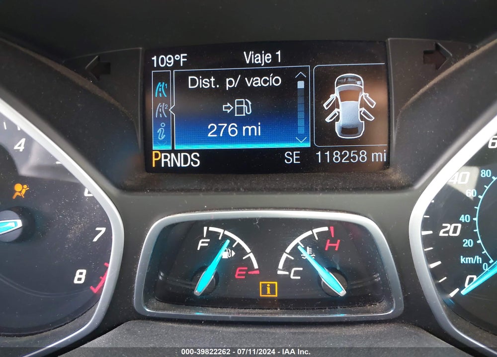 2014 FORD ESCAPE SE VIN: 1FMCU0GX2EUC45432