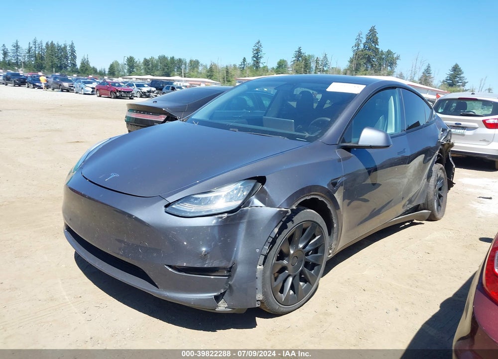 2020 TESLA MODEL Y LONG RANGE DUAL MOTOR ALL-WHEEL DRIVE VIN: 5YJYGDEEXLF033328