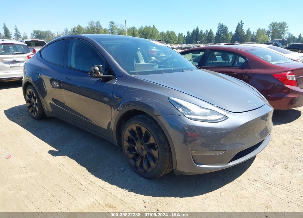 2020 TESLA MODEL Y LONG RANGE DUAL MOTOR ALL-WHEEL DRIVE VIN: 5YJYGDEEXLF033328