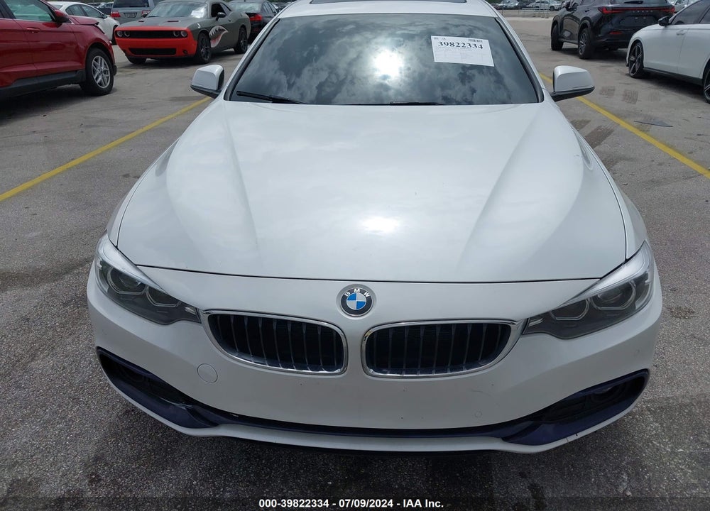 2019 BMW 430I GRAN COUPE XDRIVE VIN: WBA4J3C50KBL09981