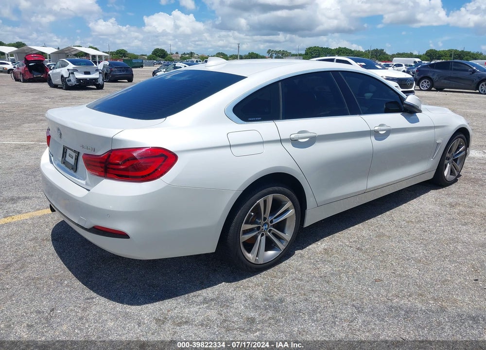2019 BMW 430I GRAN COUPE XDRIVE VIN: WBA4J3C50KBL09981