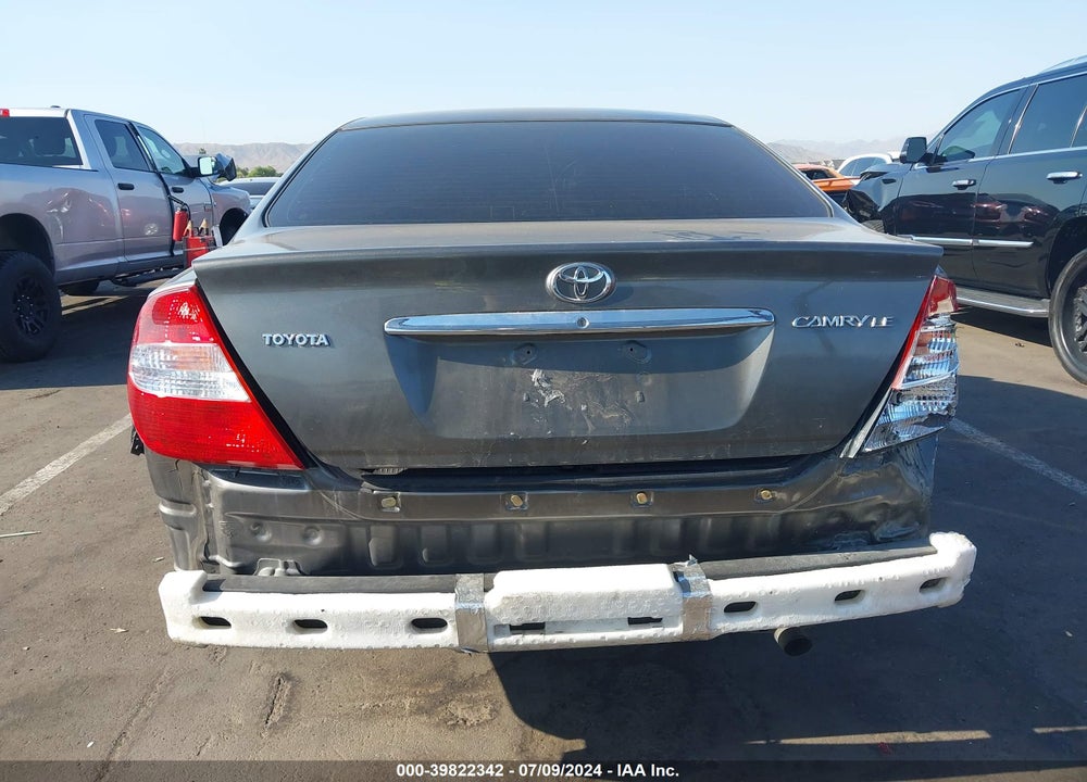 2004 TOYOTA CAMRY LE VIN: 4T1BE32K84U863410
