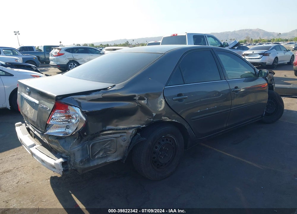 2004 TOYOTA CAMRY LE VIN: 4T1BE32K84U863410