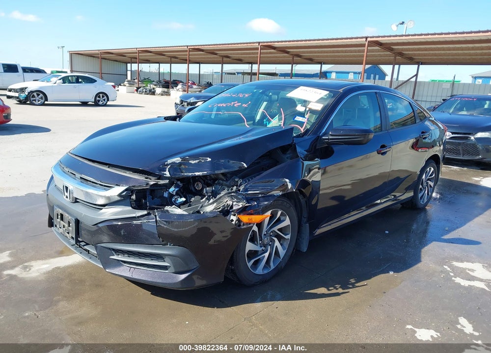 2016 HONDA CIVIC EX VIN: 19XFC2F74GE006239