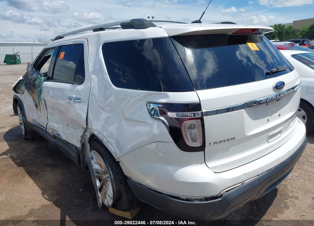 2011 FORD EXPLORER LIMITED VIN: 1FMHK7F86BGA72670